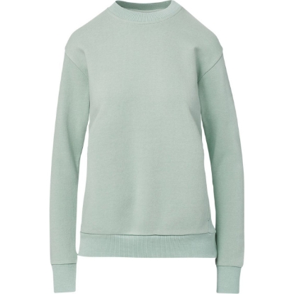 Custom Womens Raelynn Cloud Fleece Crewneck Sweatshirt Greenstone