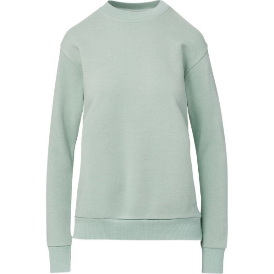 Custom Womens Raelynn Cloud Fleece Crewneck Sweatshirt Greenstone