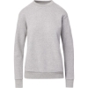 Custom Womens Raelynn Cloud Fleece Crewneck Sweatshirt Heather Grey