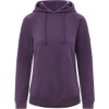 Custom Womens Vintage Fleece Hooded Sweatshirt Eggplant