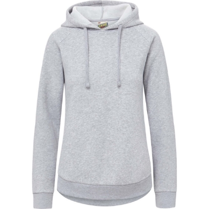 Custom Womens Vintage Fleece Hooded Sweatshirt Heather Grey