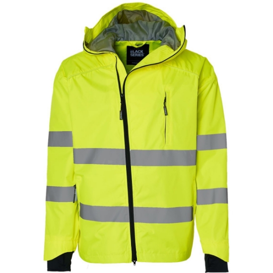 Custom Unisex Premium Black Series® Windbreaker Lime/ Black