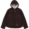 Custom Womens Softstone Hooded Coat Dark Brown