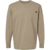 Custom Mens Tall Traditional Heavyweight Long Sleeve T-Shirt Desert Sand