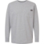Custom Mens Tall Traditional Heavyweight Long Sleeve T-Shirt Heather Grey