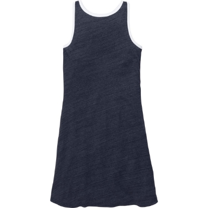 Custom Girls Ringer Dress Navy Heather