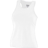 Custom Womens Solid Racerback Tank Top White