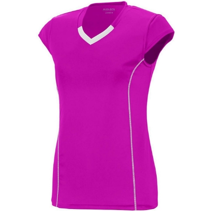 Custom Womens Blash Jersey Power Pink/ White