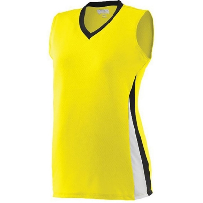 Custom Womens Tornado Jersey Power Yellow/ Black/ White