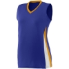 Custom Womens Tornado Jersey Purple/ Gold/ White