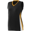 Custom Girls Tornado Jersey Black/ Gold/ White
