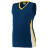 Custom Girls Tornado Jersey Navy/ Gold/ White