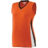 Custom Girls Tornado Jersey Orange/ Black/ White