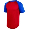 Custom Youth Wicking Short Sleeve Baseball Jersey Red/ Royal