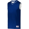 Custom Mens Reversible Two Color Jersey Navy/ White