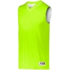 Custom Youth Reversible Two Color Jersey Lime/ White