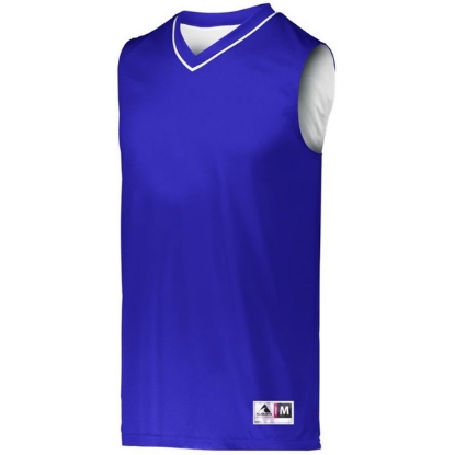 Custom Youth Reversible Two Color Jersey Purple/ White