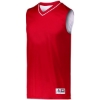Custom Youth Reversible Two Color Jersey Red/ White