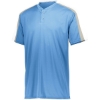 Custom Mens Power Plus Jersey 2.0 Columbia Blue/ White/ Silver Grey