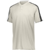 Custom Mens Power Plus Jersey 2.0 Silver Grey/ White/ Black
