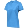 Custom Womens Attain Two-Button Jersey Columbia Blue
