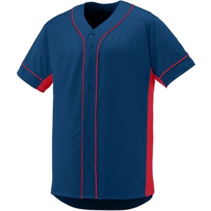 Custom Youth Slugger Jersey Navy/ Red