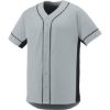 Custom Youth Slugger Jersey Silver/ Black