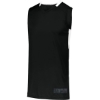 Custom Mens Step-Back Basketball Jersey Black/ White