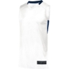 Custom Mens Step-Back Basketball Jersey White/ Navy