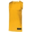 Custom Youth Step-Back Basketball Jersey Gold/ White
