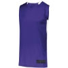 Custom Youth Step-Back Basketball Jersey Purple/ White
