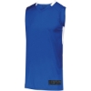 Custom Youth Step-Back Basketball Jersey Royal/ White