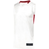 Custom Youth Step-Back Basketball Jersey White/ Red