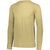 Custom Youth Attain Wicking Long Sleeve Shirt Vegas Gold