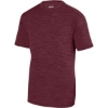 Custom Unisex Shadow Tonal Heather Training T-Shirt Maroon