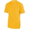 Custom Youth Shadow Tonal Heather Training T-Shirt Gold