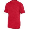 Custom Youth Shadow Tonal Heather Training T-Shirt Red