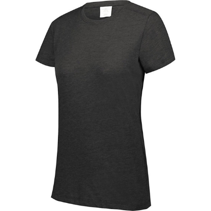 Custom Womens Triblend T-Shirt Black Heather