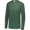 Custom Unisex Triblend Long Sleeve T-Shirt Dark Green Heather