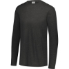 Custom Youth Triblend Long Sleeve T-Shirt Black Heather