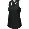 Custom Womens Lux Triblend Tank Top Black Heather