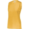 Custom Womens Sleeveless Wicking Attain Jersey Gold