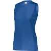 Custom Womens Sleeveless Wicking Attain Jersey Royal