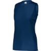 Custom Girls Sleeveless Wicking Attain Jersey Navy