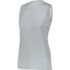 Custom Girls Sleeveless Wicking Attain Jersey Silver