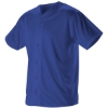 Custom Mens Full Button Lightweight Baseball Jersey Royal