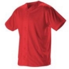 Custom Youth Full Button Lightweight Baseball Jersey Red
