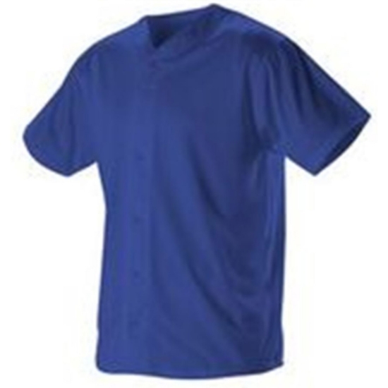 Custom Youth Full Button Lightweight Baseball Jersey Royal