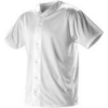 Custom Youth Full Button Lightweight Baseball Jersey White