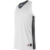 Custom Womens Single Ply Basketball Jersey White/ Black